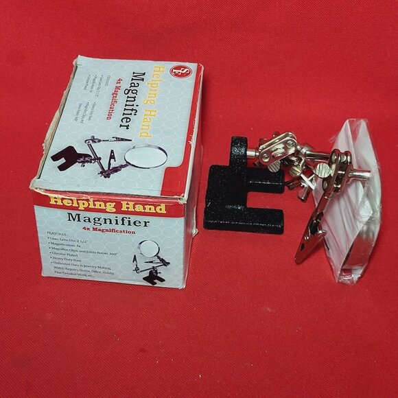 SE Helping Hand Magnifier Magnifying Glass 4X Magnification MZ201 - Picture 4 of 11